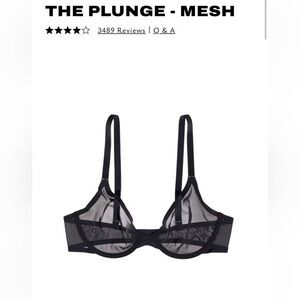 Cuup The Plunge Mesh Bra 32D